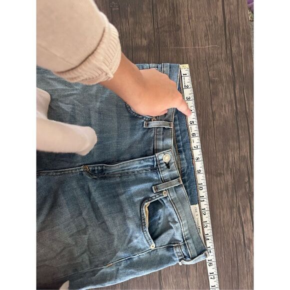 Rag & Bone Distressed High Waist Ankle Slim Fit Denim Boyfriend Jeans Blue Sz 29 - Picture 11 of 13